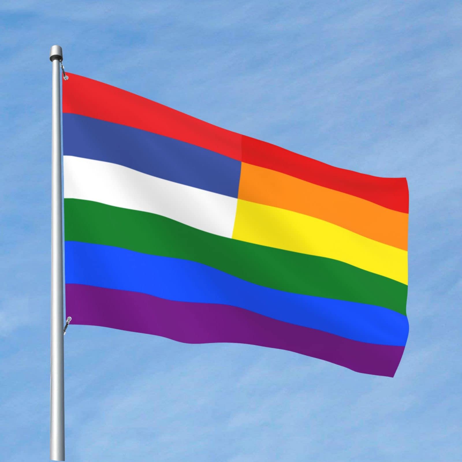 Amazon.com : The Republika Srpska Rainbow Flag Flag 4x6 Ft Heavy